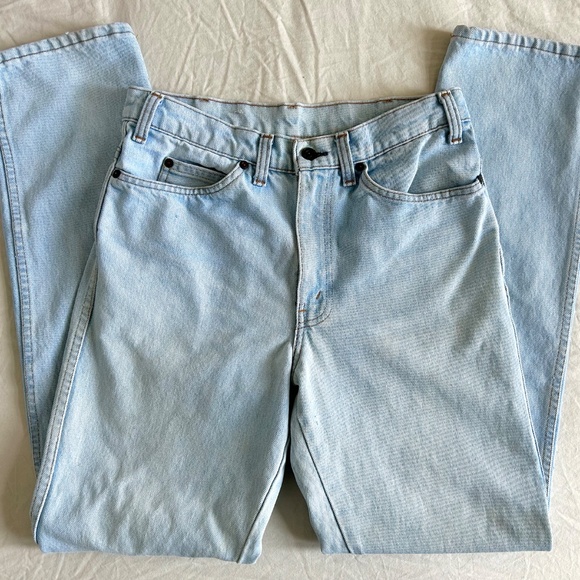 Men's Light Blue Jeans - Picture 2 of 8